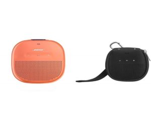 Bose SoundLink Micro Waterproof Bluetooth Speaker with AmazonBasics Case