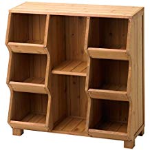 Stackable Wooden Cubby Storage Unit