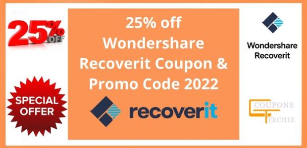 25% off Wondershare Recoverit Coupon & Promo Code 2022