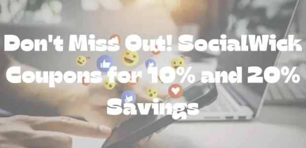 SocialWick Coupons