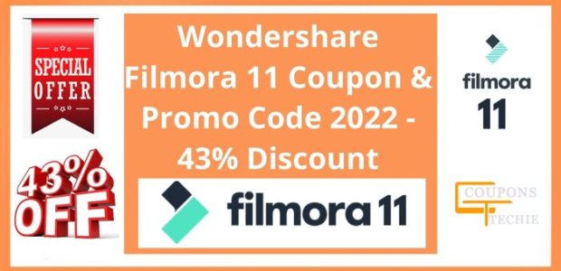 Wondershare Filmora 11 Coupon Code 2022