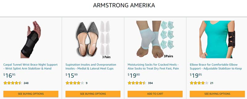 armstrong amerika store
