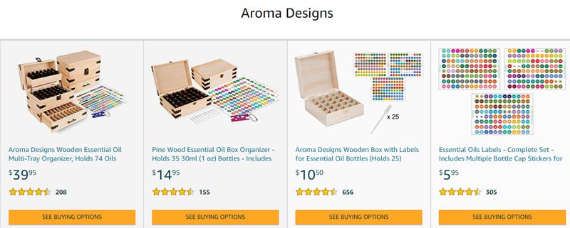 aroma designs store