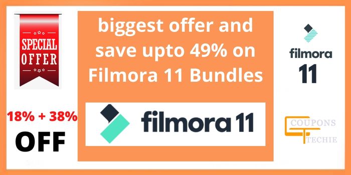 Filmora 11 Bundles save upto 49%