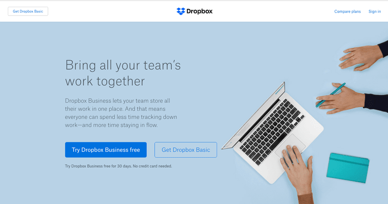 Dropbox Get your Space