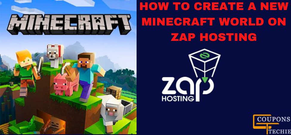 Create a new Minecraft world on zap hosting